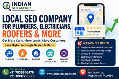Local SEO Company for Plumbers, Electricians, Roofers & More