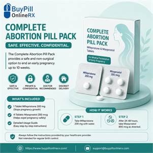 Mifepristone 200mg & Misoprostol 200mcg – Abortion Pill Pack | Secure Credit Card Pay