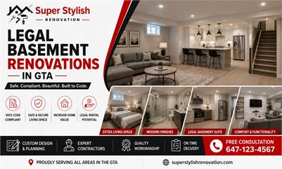 Trusted Legal Basement Renovations in GTA